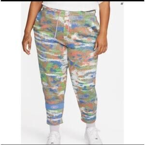 Nike Women's Essential Curve Standard Fit Polar Sweat Pants XL New Colorful